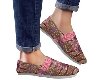 Artistic Design Custom Slip-On Canvas Shoes | Personalized Comfort