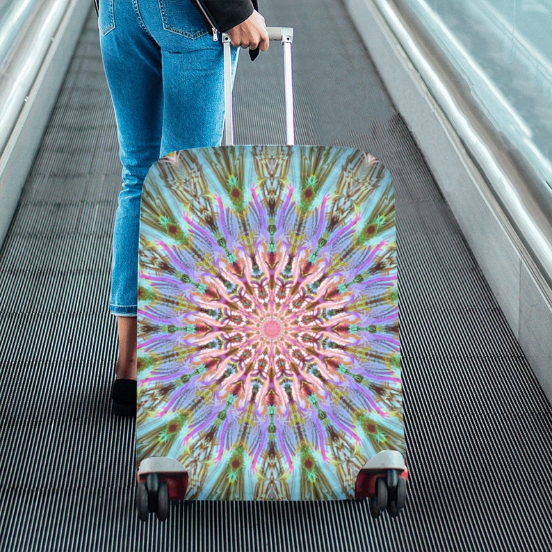 small medium and large extensible luggage cover 4sizes-Designer luggage cover-special travel-original gift-custom possible 4