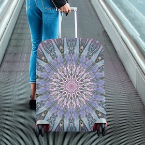 small medium and large extensible luggage cover 4sizes-Designer luggage cover-special travel-original gift-custom possible 1