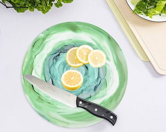 Mandala art custom glass cutting board kitchen accessory model 837. Tempered Glass Cutting Board