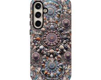 Stones Mandala Tough Cases Polycarbonate TPU Premium quality glossy or finish