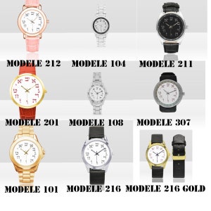 Hebrew letters unisex men assorted watches-9 models:leather strap-resin strap-stainless steal strap-blue-gray-white-beige-gold-silver-custom