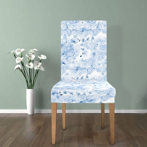 Original  Artistic design Removable Dining Chair Cover-Chair slipcover- Polyester-stretchy fabric-heavy-good quality-custom possible