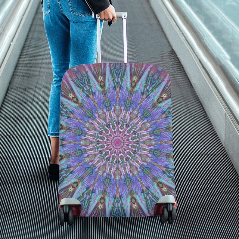 small medium and large extensible luggage cover 4sizes-Designer luggage cover-special travel-original gift-custom possible 2