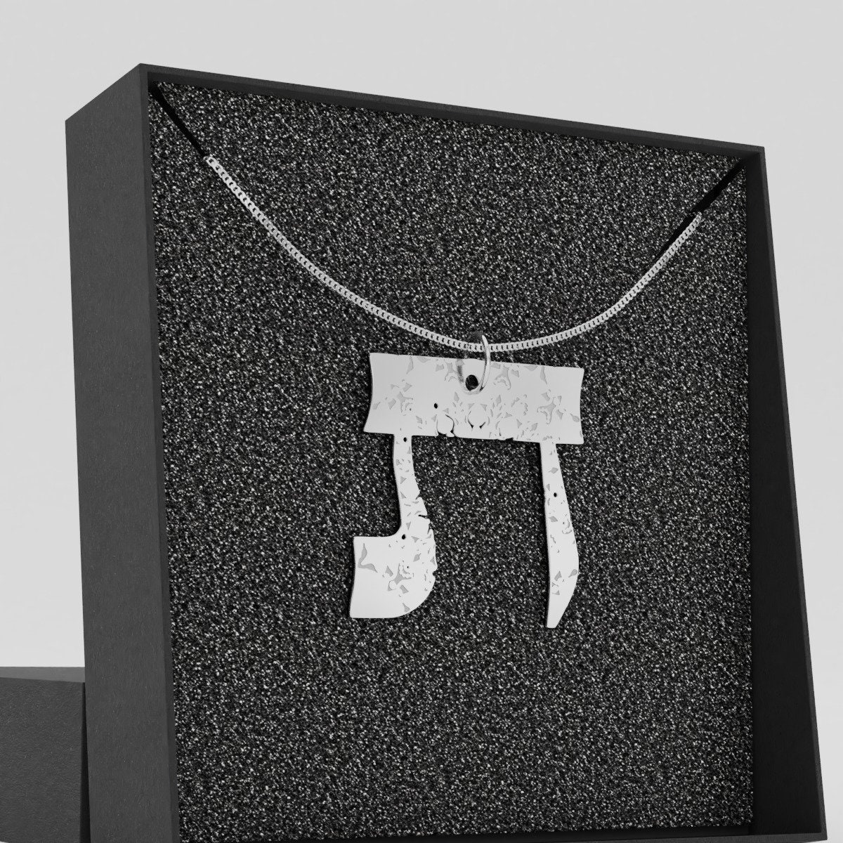 Tav hebrew Letter Sterling Silver Oxidized Silver gold Etsy UK