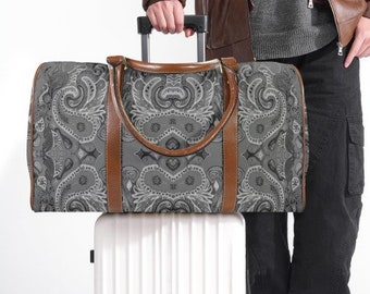Abstract Art design Large Capacity Travel bag-11.8x9.5x20.5"- Custom on demand-sport bag-Week-end bag