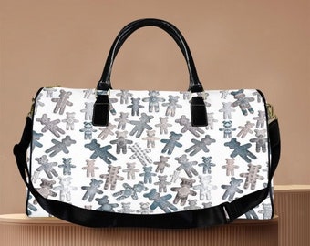 Art design Large Capacity Travel bag-11.8x9.5x20.5"- Custom on demand-sport bag-Week-end bag