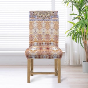 Artistic Design large Chair Cover - Soft, Breathable & Anti-Slip