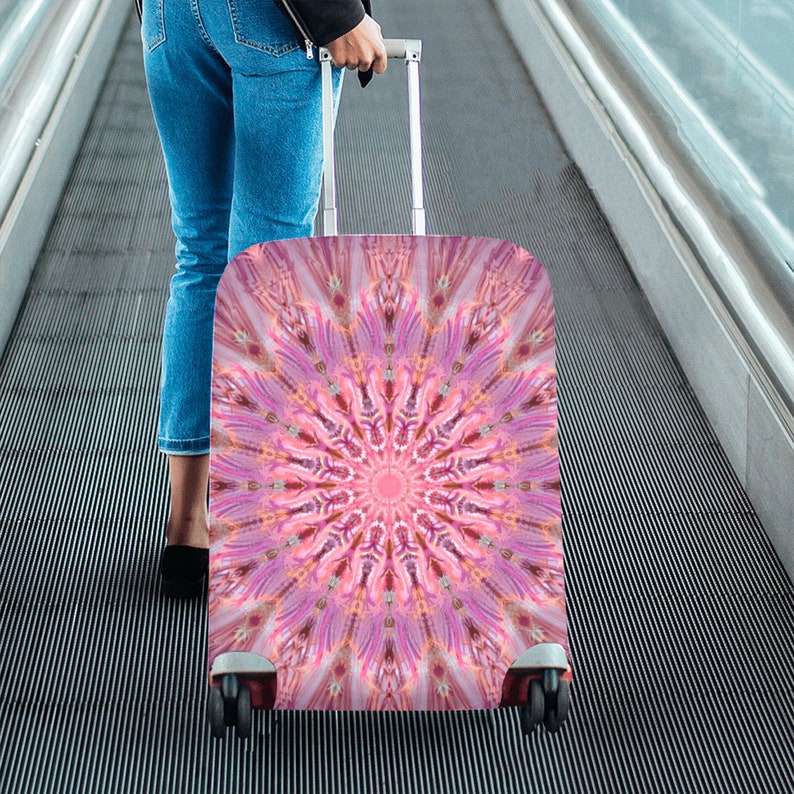 small medium and large extensible luggage cover 4sizes-Designer luggage cover-special travel-original gift-custom possible 5