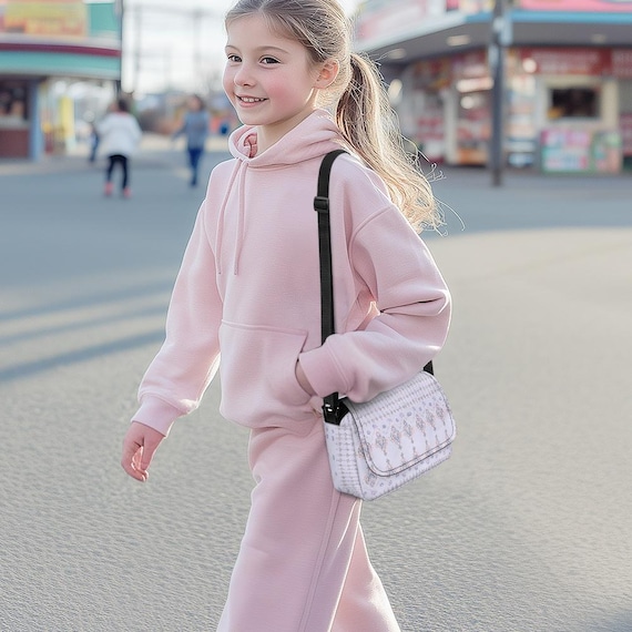 Artistic Kids Crossbody Bag, Personalized Children's Flap Purse