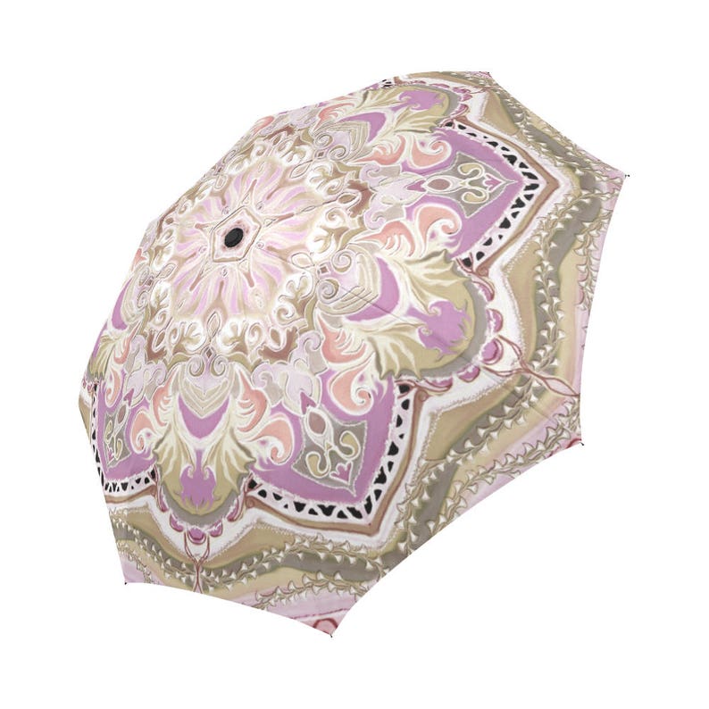 Artistic Mandala Large Umbrella Rain And Sun Etsy - image 0