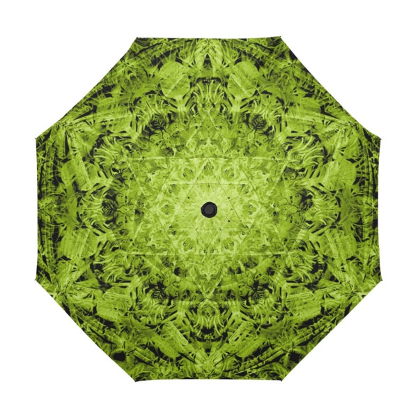 Anti UV auto-foldable  umbrella-parasol-rain umbrella-95% anti-UV-compact-innovative-Rain and sun-Handpainted design-