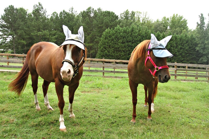 Horse Sun Visor With Ears 90 UV Proof Strong Comfortable Etsy