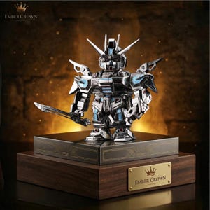 Futuristic Robot Warrior Lighter Gift for Him, Mecha Zippo Collectible, Birthday Gift Mens Accessories Premium Windproof Survival Gear image 1