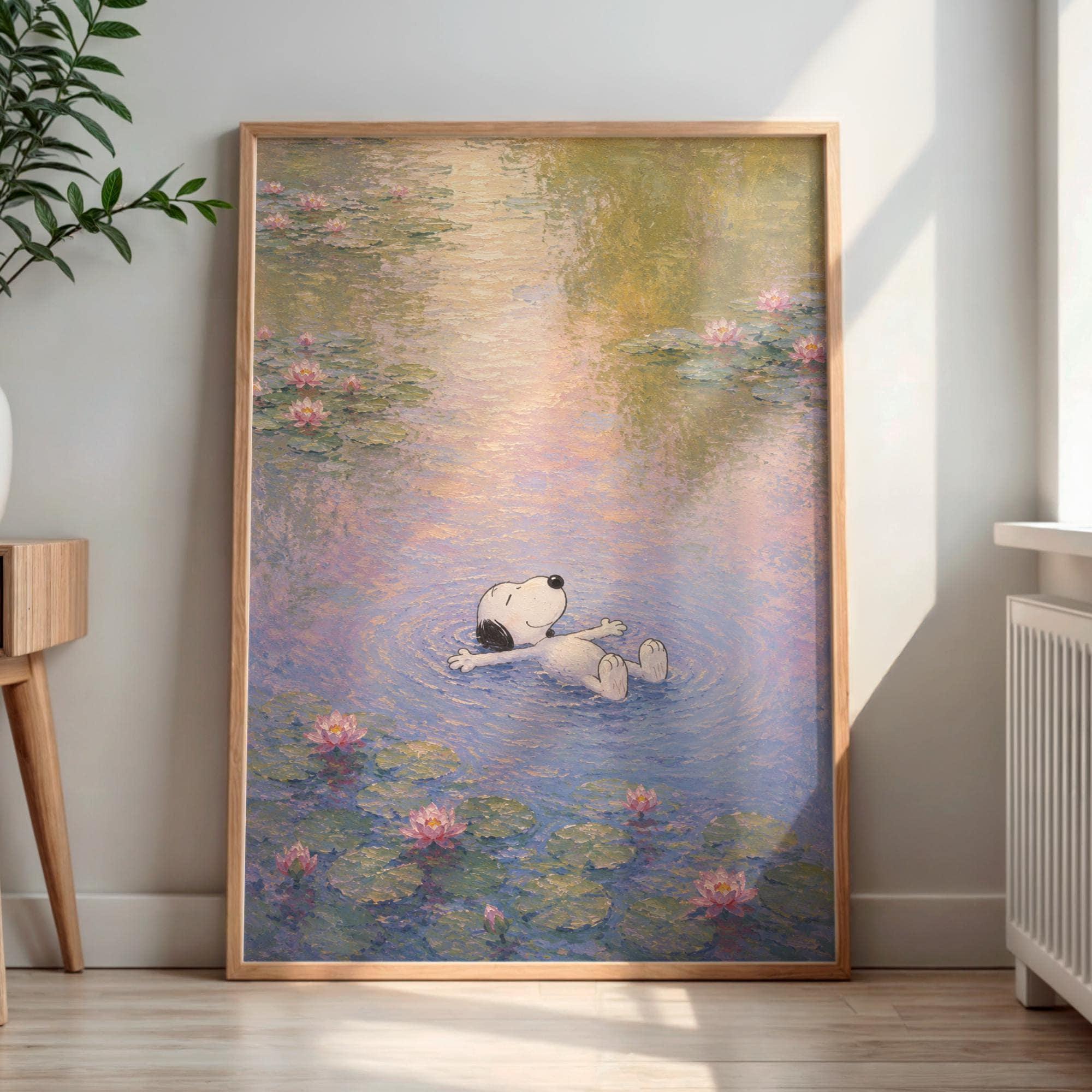 Snoopy Monet - Etsy