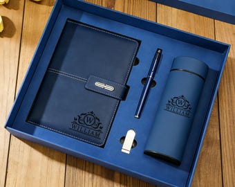 Personalized Notebook Set With Cup & Pen,End Of Year Thank You Gift,Custom Graduation Gifts,Work Anniversary Gifts,New Job Present