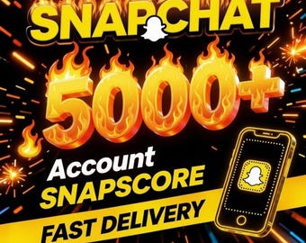 5000 Snapscore Account |Hauptsitz| Snapchat 5000+ Punkte | Schnelle Lieferung