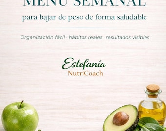Guía Menú Semanal Para Bajar de Peso