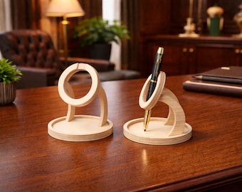 Pen Holder 3mm SVG | Laser Cut Desk Organizer | Wooden Pen Stand | Digital Download