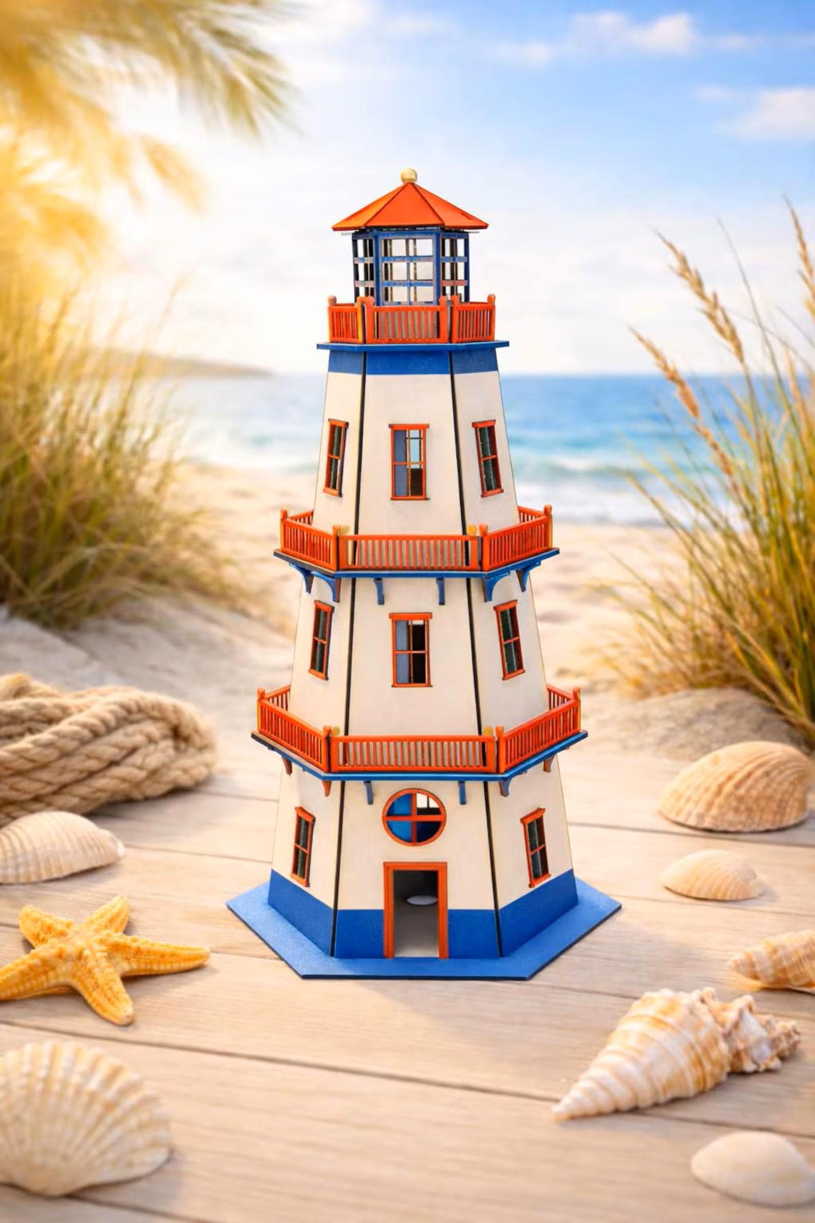 Wooden Lighthouse - Etsy