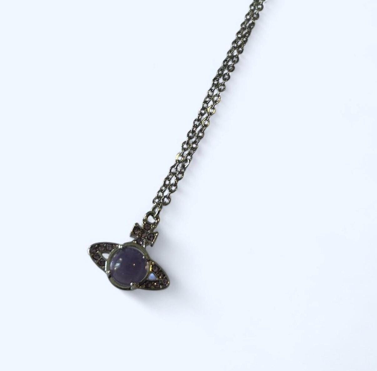 Vivienne westwood orb necklace purple - Etsy 日本