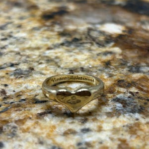 Vivienne Westwood Heart Ring - Etsy