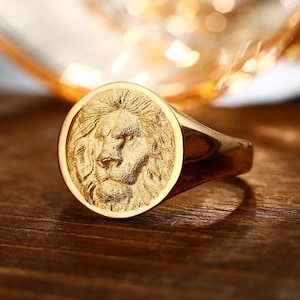 Versace Lion Ring - Etsy Australia