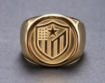 14K Gold-Filled Shield Ring Round Pointed Minimalist Index Finger