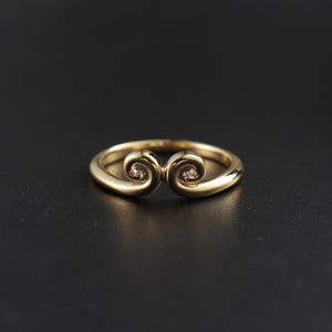 18K Gold Golden Hoop Ring | Wukong Myth Guardian Promise Band