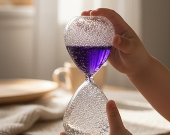 Blasen-flüssige Sand-Sanduhr-Glaskunst-Kindergeburtstag-Hausverzierung
