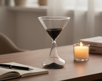 Weinglas Form Sanduhr Sanduhr European Style Kreative Glaskunst Geburtstagsgeschenk Kinder Geschenk Elegant Schreibtisch Home Decor