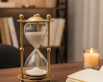 Glas Sanduhr Sanduhr Eisen Ständer Ornament European Style Kreative Vintage Decor Geburtstagsgeschenk Kinder Geschenk Schreibtisch Akzent