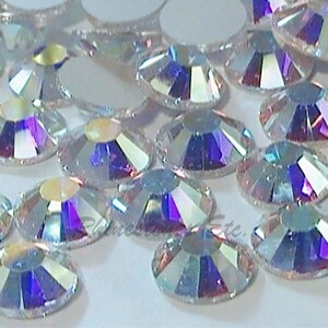 Rhinestones Preciosa Crystal AB 34ss Maxima Flatback 10 pieces