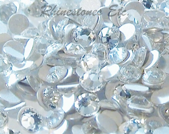 MAXIMA Crystals by Preciosa Flatback Rhinestones Capri Blue 12ss