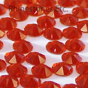 Rhinestones Swarovski Light Siam 20ss  Flat Back 69 pieces