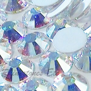 Rhinestones Preciosa Maxima Crystal AB 30ss Flatback 10 pieces