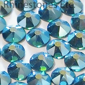 Rhinestones Swarovski 20ss Emerald AB Flatback 36 pieces