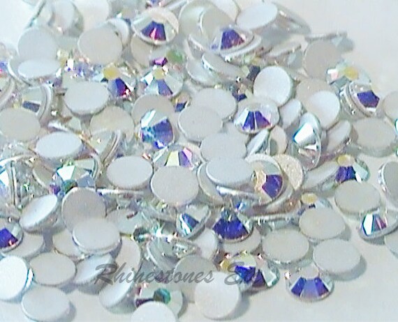 MAXIMA Crystals by Preciosa Flatback Rhinestones Capri Blue 12ss