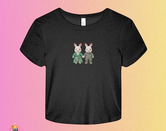 Dean and Allie Sylvanian Family Baby Tee | Off Campus Inspired