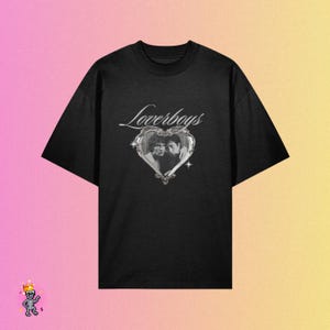 Koszulka Loverboys Oversized | Koszulka z grafiką Heated Rivalry