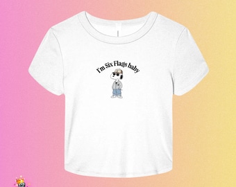 Six Flags Snoopy Baby Tee | Off Campus Inspired