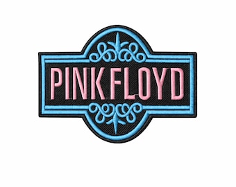 Naszywka haftowana inspirowana zespołem Pink Floyd w stylu retro | Naszywki do prasowania na kurtki i czapki