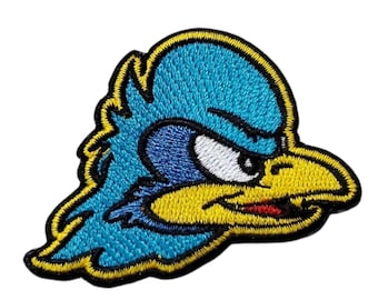 Blue Bird Embroidered Patch | Cartoon Iron and Sew On Accessory