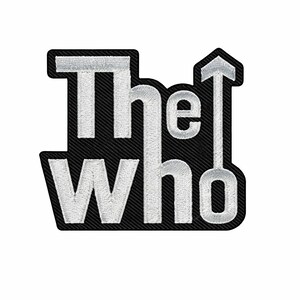 Retro Text Patch Vintage Style Embroidered Iron On Badge