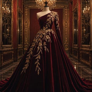 wine and gold dress combination Wine and Gold Dress Combination