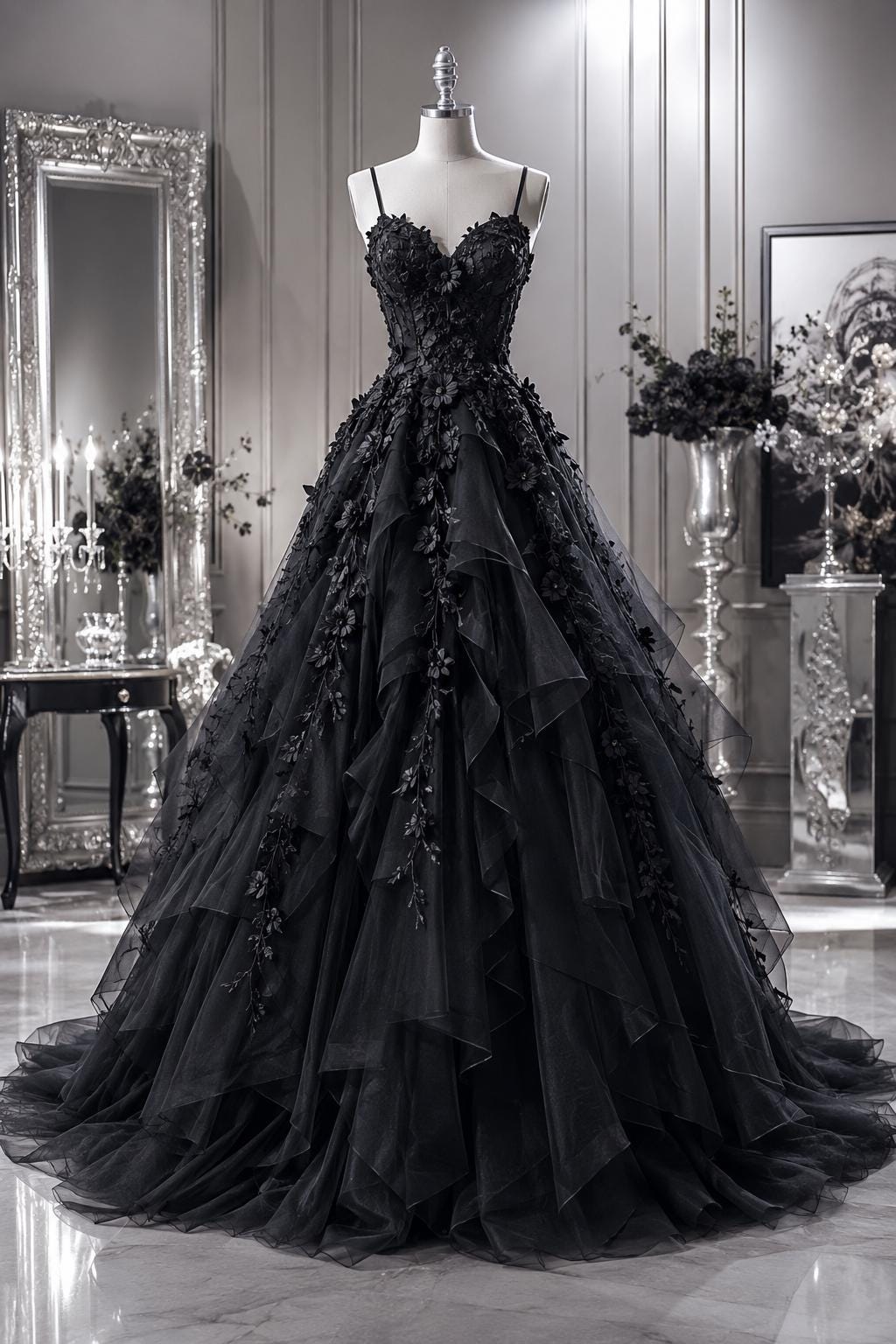 etsy black wedding dress Black Wedding Dress