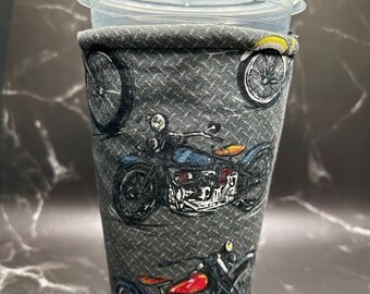 Large Motorcycle Insulated Cup Sleeve