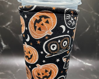 Large Vintage Halloween Insulated Cup Sleeve