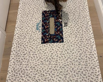 Embroidered Live Humane Cat Trap Cover Carrier cover Cage Cover Tomahawk Cover