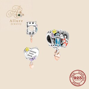 Sterlingzilveren Disney Stitch-bedel voor armband, ketting en sleutelhanger afbeelding 5